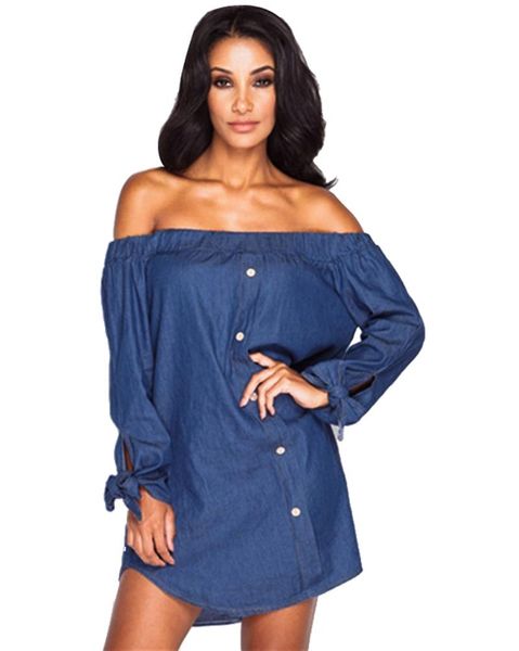casual dresses 2 colors fashion long sleeve s,,l,xl women denim dress for lady, Black;gray
casual dresses 2 colors fashion long sleeve s,,l,xl women denim dress for lady, Black;gray