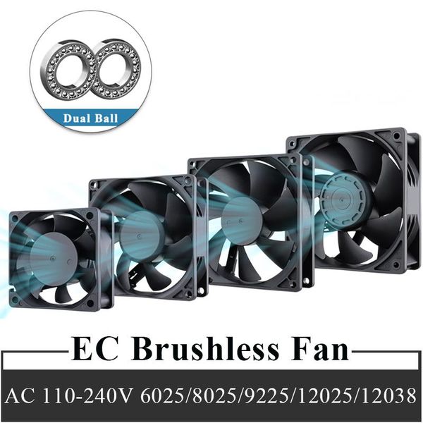fans & coolings 1pcs gdstime ec brushless cooling fan ac 110v 120v 220v 240v ball bearing axial 60mm 80mm 90mm 120mm
fans & coolings 1pcs gdstime ec brushless cooling fan ac 110v 120v 220v 240v ball bearing axial 60mm 80mm 90mm 120mm