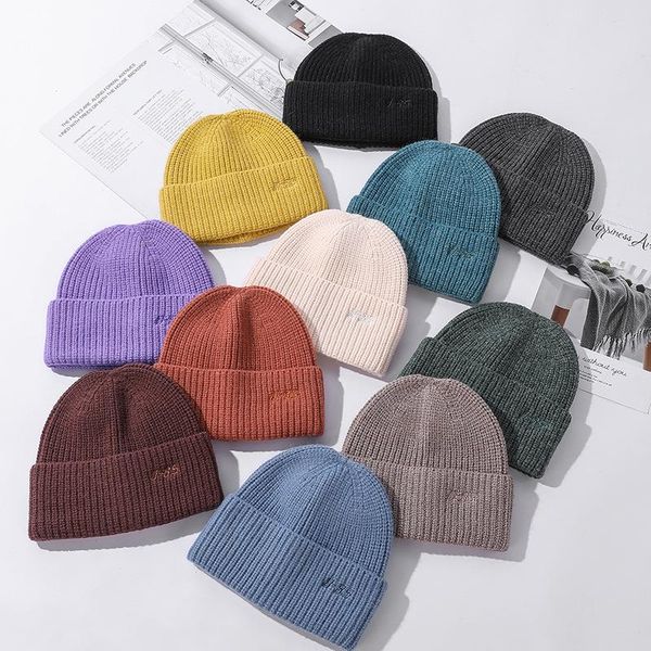 beanies winter skullies women autumn pure color embroidery knitting hat female leisure simple keep warm caps
beanies winter skullies women autumn pure color embroidery knitting hat female leisure simple keep warm caps