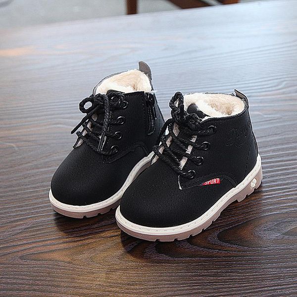 autumn and winter children & toddler shoes little kids ankle boots fashion baby boys girls snow with plush size 21-30, Black;grey
autumn and winter children & toddler shoes little kids ankle boots fashion baby boys girls snow with plush size 21-30, Black;grey
