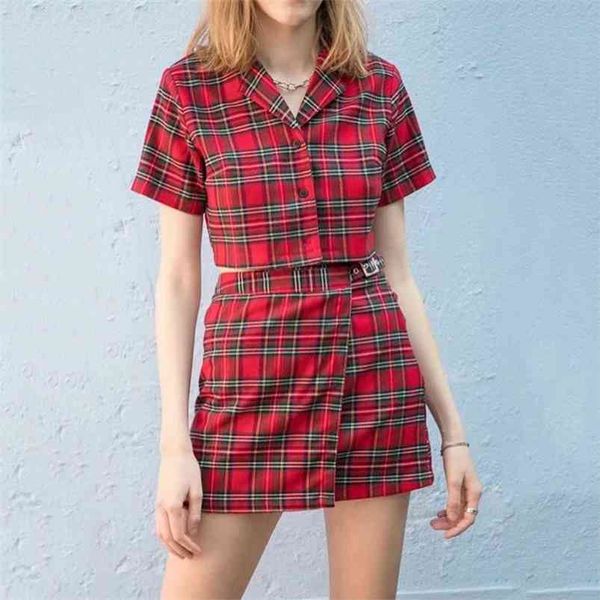vintage plaid dress suits chic streetwear black white 2 pieces sets checkered ladies office crop 210427, Black;gray
vintage plaid dress suits chic streetwear black white 2 pieces sets checkered ladies office crop 210427, Black;gray