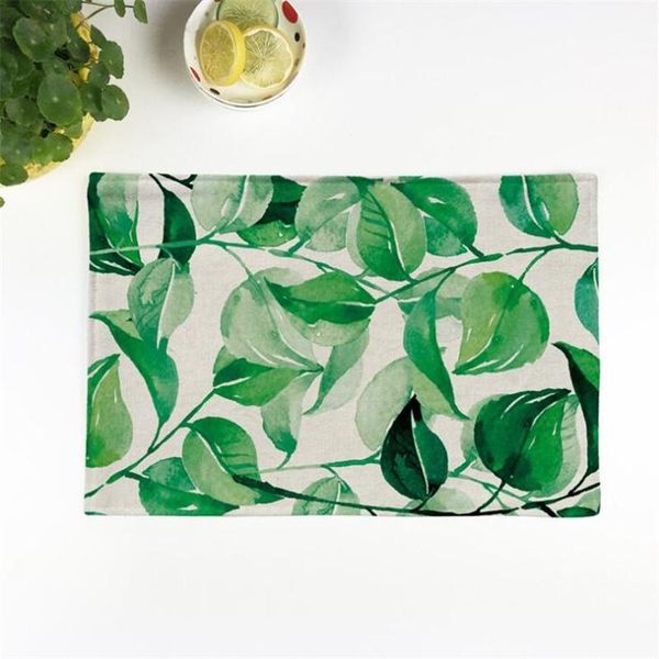 mats & pads simple leaf green plant insulation pad cotton linen tableware coffee table placemat
mats & pads simple leaf green plant insulation pad cotton linen tableware coffee table placemat