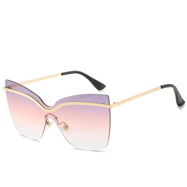 elegant butterfly shape rimless women's sunglasses influencer recommend ins style minimalism gradient sun glasses uv400, White;black
elegant butterfly shape rimless women's sunglasses influencer recommend ins style minimalism gradient sun glasses uv400, White;black