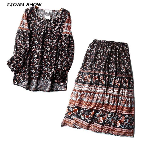 women's blouses & shirts 1 set 2021 bohemian location floral print long sleeve shirt ethnic women tie bow lacing up v neck blouse cotto, White
women's blouses & shirts 1 set 2021 bohemian location floral print long sleeve shirt ethnic women tie bow lacing up v neck blouse cotto, White