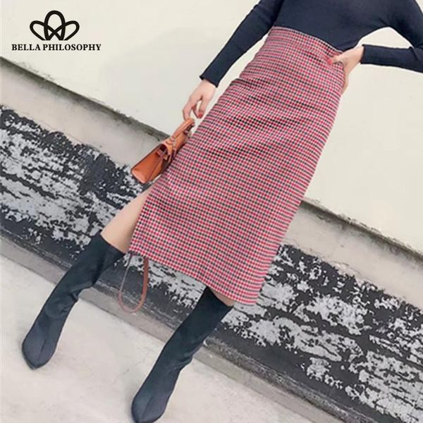 skirts philosophy 2021 winter women cotton straight skirt female mid calf empire casual fashion split plaid, Black
skirts philosophy 2021 winter women cotton straight skirt female mid calf empire casual fashion split plaid, Black