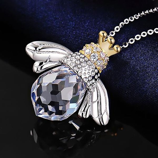 longlong jewelry 925 pure silver simple bee japanese and korean women's fashion temperament necklace pendant jewelry, Black
longlong jewelry 925 pure silver simple bee japanese and korean women's fashion temperament necklace pendant jewelry, Black