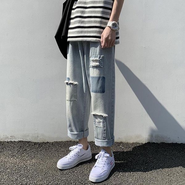 men's jeans ybaby - retail jeans, casual sweatpants, loose, ankle, hip-hop style, street clothes, in 2021, Blue
men's jeans ybaby - retail jeans, casual sweatpants, loose, ankle, hip-hop style, street clothes, in 2021, Blue