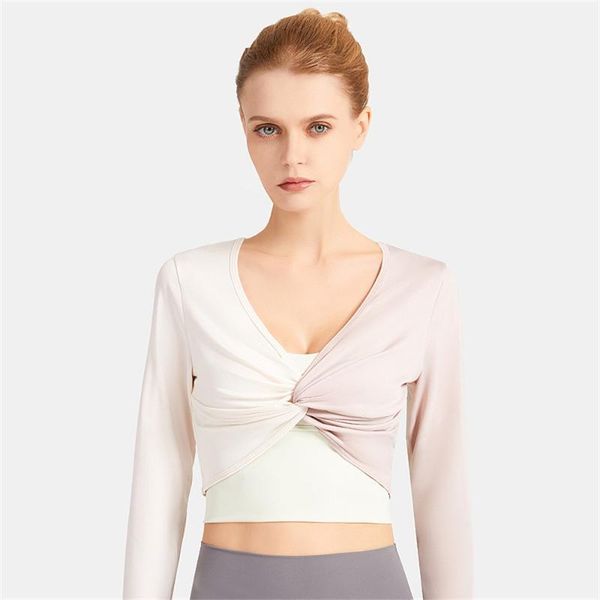 double-sided fitness wear long-sleeved yoga knotted breathable slim fit back for women outfit
double-sided fitness wear long-sleeved yoga knotted breathable slim fit back for women outfit
