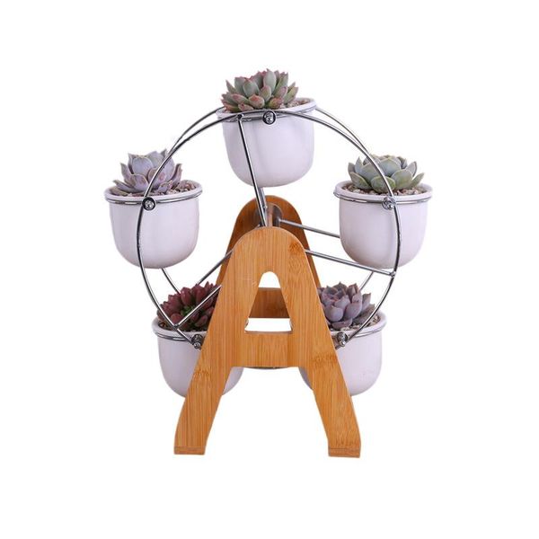 decorative flowers & wreaths set of ferris wheel flowerpots white ceramic garden decor planters succulent planter pots 5 mini bonsai plant
decorative flowers & wreaths set of ferris wheel flowerpots white ceramic garden decor planters succulent planter pots 5 mini bonsai plant