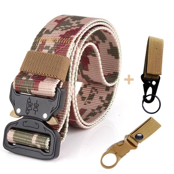 belts tactical designer trousers canvas army belt men thick nylon military camouflage long waist climbing equipment, Black;brown
belts tactical designer trousers canvas army belt men thick nylon military camouflage long waist climbing equipment, Black;brown