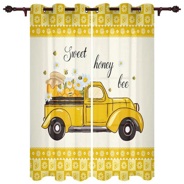 polyester translucent curtains bee truck daisy summer pattern luxury for living room kitchen bedroom windows curtain & drapes
polyester translucent curtains bee truck daisy summer pattern luxury for living room kitchen bedroom windows curtain & drapes