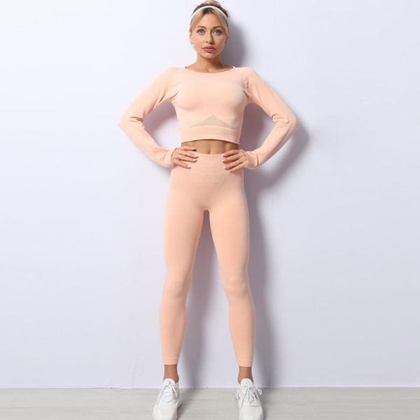 yoga outfit 2pcs seamless women suits set female sport gym wear shirts long and pants fitness underwear suit breathable quick dry
yoga outfit 2pcs seamless women suits set female sport gym wear shirts long and pants fitness underwear suit breathable quick dry