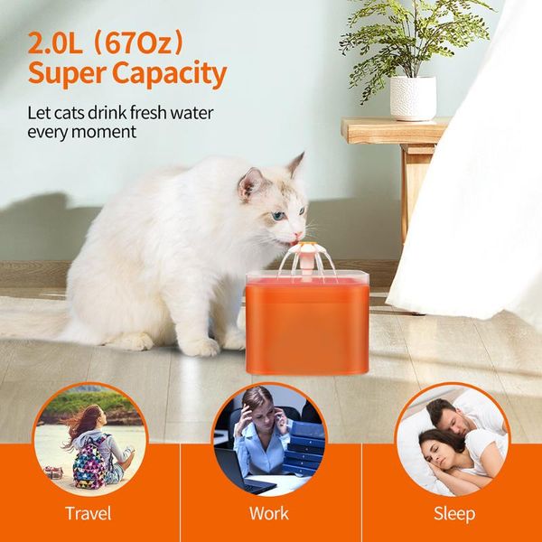automatic pet cat water fountain filter dispenser feeder smart drinker for cats bowl kitten puppy dog drinking supplies bowls & feeders
automatic pet cat water fountain filter dispenser feeder smart drinker for cats bowl kitten puppy dog drinking supplies bowls & feeders