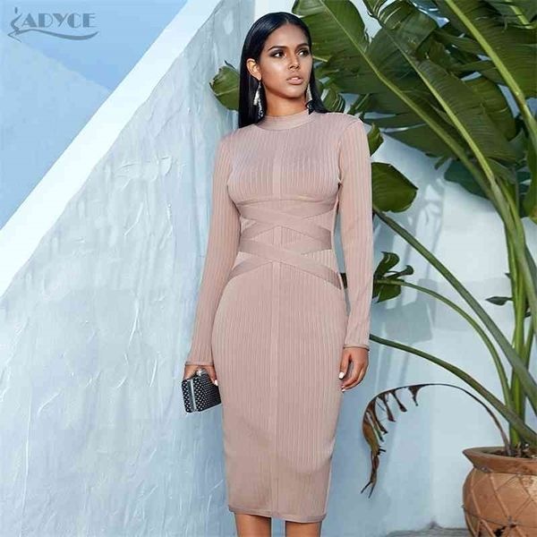 adyce new winter bodycon bandage dress women nude black long sleeve midi club celebrity evening runway party dresses 201025, Black;gray
adyce new winter bodycon bandage dress women nude black long sleeve midi club celebrity evening runway party dresses 201025, Black;gray