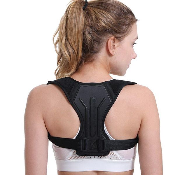 adjustable posture correction men women back shoulder straight support brace belt comfortable soft strip corrector, Black;blue
adjustable posture correction men women back shoulder straight support brace belt comfortable soft strip corrector, Black;blue