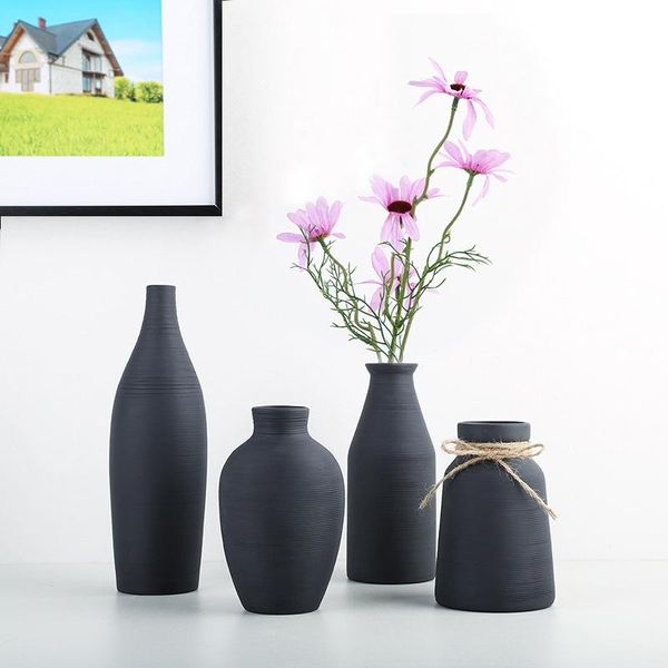 vases american style creative ceramic for living room simple dining table flower container home decorative crafts
vases american style creative ceramic for living room simple dining table flower container home decorative crafts