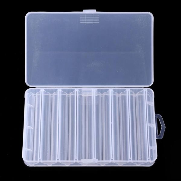 fishing accessories hengjia multifunctional organized 7 compartments double-sided transparent visible plastic lure box tools
fishing accessories hengjia multifunctional organized 7 compartments double-sided transparent visible plastic lure box tools