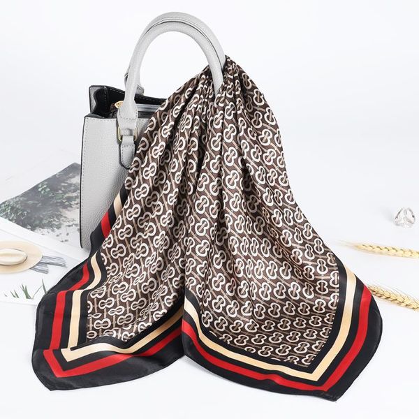 scarves women scarf spring brand design 70x70cm hair small square kerchief neck chiffon silk headband bandana bag, Blue;gray
scarves women scarf spring brand design 70x70cm hair small square kerchief neck chiffon silk headband bandana bag, Blue;gray