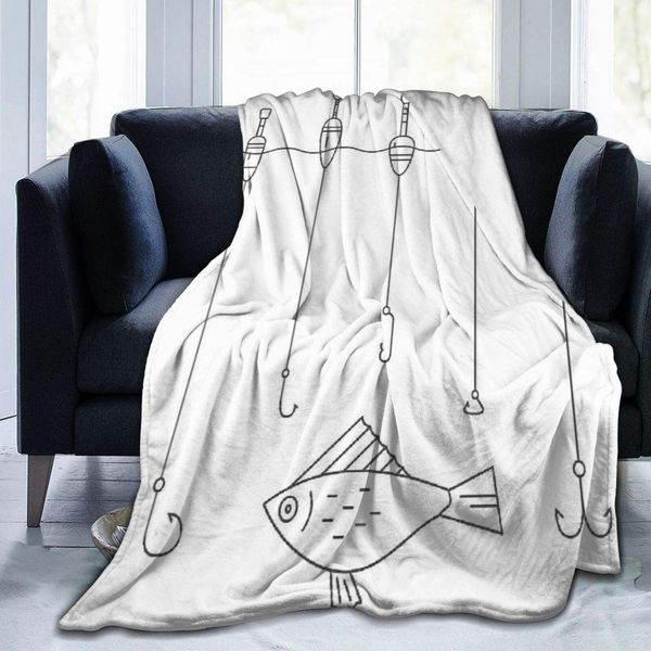 Personalized Custom Throw Blanket,Nautical Illustration Of Fishing Tackle Floaters Hooks Fishing Gear Equipment Doodle Style
Personalized Custom Throw Blanket,Nautical Illustration Of Fishing Tackle Floaters Hooks Fishing Gear Equipment Doodle Style