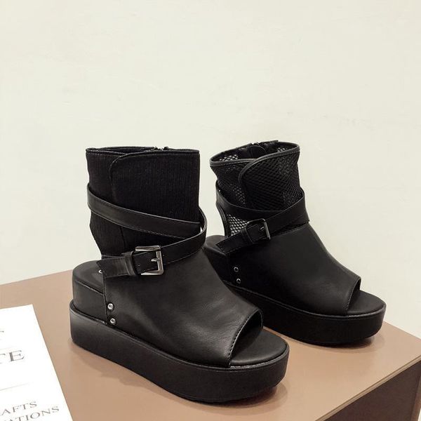 dress shoes swonco genuine leather women sandals summer 2021 platform for casual female high open toe sandal, Black
dress shoes swonco genuine leather women sandals summer 2021 platform for casual female high open toe sandal, Black
