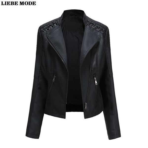 punk streetwear faux leather jacket women harajuku zipper motorcycle biker slim fit jackets coats ladies stand collar outerwear 211118, Black
punk streetwear faux leather jacket women harajuku zipper motorcycle biker slim fit jackets coats ladies stand collar outerwear 211118, Black