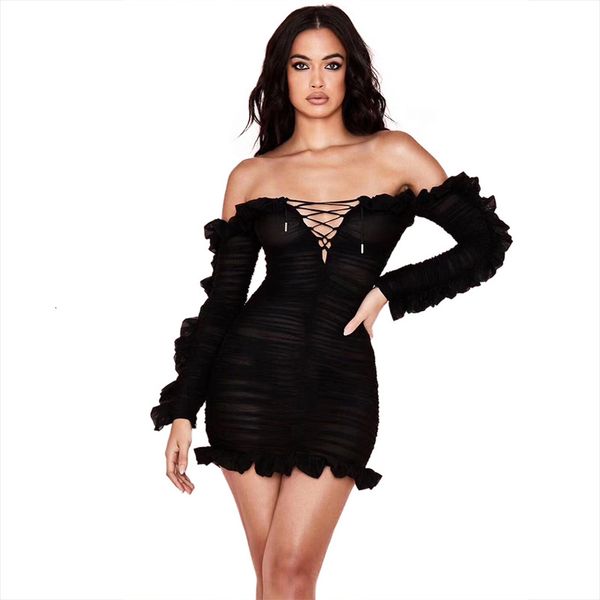 dress celebrity black off the shoulder ruffles rayon bandage runway party bodycon dress, Black;gray
dress celebrity black off the shoulder ruffles rayon bandage runway party bodycon dress, Black;gray