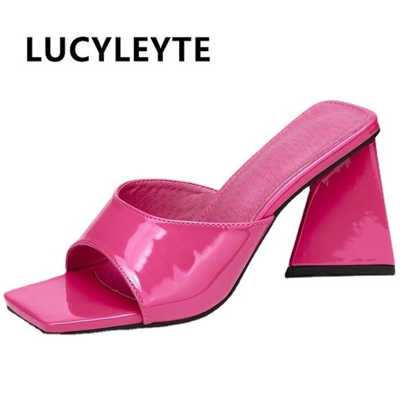women summer sandals slippers strange heels mules women high-heeled slippers ladies slip on party nightclub slippers 211012, Black
women summer sandals slippers strange heels mules women high-heeled slippers ladies slip on party nightclub slippers 211012, Black