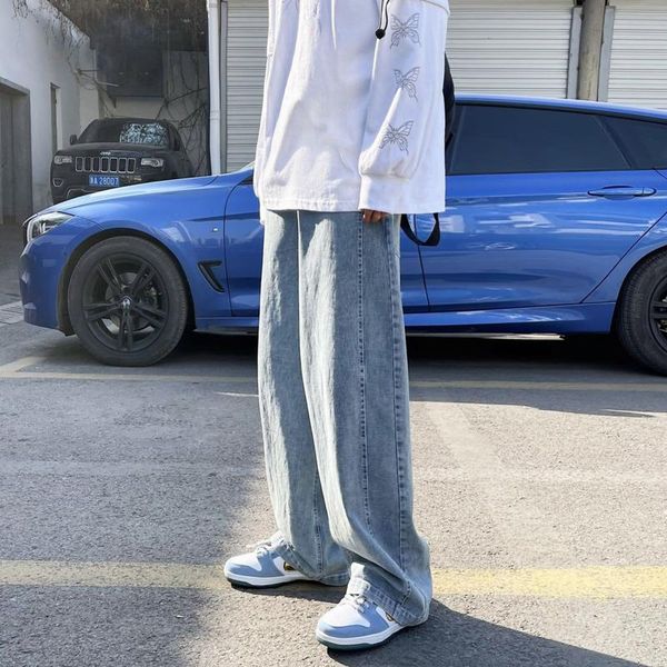 korean wide-leg jeans men's fashion casual retro blue men streetwear loose hip-hop straight denim trousers mens s-2xl
korean wide-leg jeans men's fashion casual retro blue men streetwear loose hip-hop straight denim trousers mens s-2xl