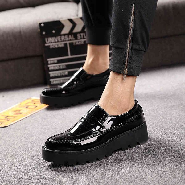 dress shoes british style men's fashion party banquet dress patent leather shoes slip-on oxfords shoe black platform loafers zapatos ho
dress shoes british style men's fashion party banquet dress patent leather shoes slip-on oxfords shoe black platform loafers zapatos ho