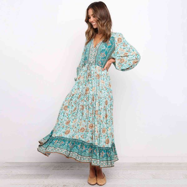 dresses vintage floral maxi autumn v-neck high waist lantern sleeve spring long elegant retro boho women vestidos rrma, Black;gray
dresses vintage floral maxi autumn v-neck high waist lantern sleeve spring long elegant retro boho women vestidos rrma, Black;gray