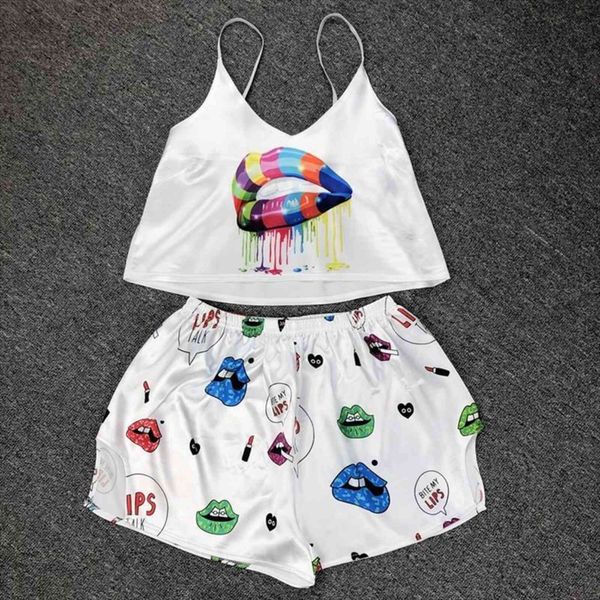 lingerie pajamas girls home women sleepwear clothes nightie satin cute cartoons print nightwear summer sets, Black;red
lingerie pajamas girls home women sleepwear clothes nightie satin cute cartoons print nightwear summer sets, Black;red