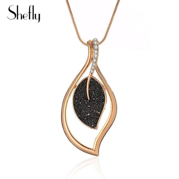 pendant necklaces black crystal leaf necklace rhinestone european personality elegant charm women & fashion jewelry gifts, Silver
pendant necklaces black crystal leaf necklace rhinestone european personality elegant charm women & fashion jewelry gifts, Silver