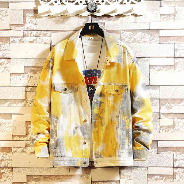 men's jackets spring fall denim men's jacket hip hop streetwear wear loose fashion sleeve long-lived tie dye couples s 90ui, Black;brown
men's jackets spring fall denim men's jacket hip hop streetwear wear loose fashion sleeve long-lived tie dye couples s 90ui, Black;brown