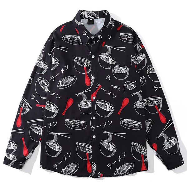 men's casual shirts mens japanese style hawaii shirt summer male harajuku button streetwear long sleeve oversize chic blouse camisa mas, White;black
men's casual shirts mens japanese style hawaii shirt summer male harajuku button streetwear long sleeve oversize chic blouse camisa mas, White;black