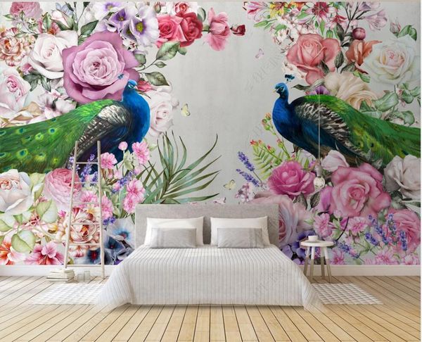 wallpapers 3d wallpaper for walls modern art peacock flowers custom mural home decor po sticker bedroom on the wall
wallpapers 3d wallpaper for walls modern art peacock flowers custom mural home decor po sticker bedroom on the wall