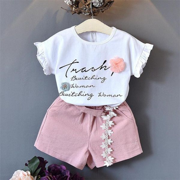 clothing sets summer fashion kids girls clothes 2pcs baby outfits short sleeve casual tracksuits floral letter children cotton a380, White
clothing sets summer fashion kids girls clothes 2pcs baby outfits short sleeve casual tracksuits floral letter children cotton a380, White