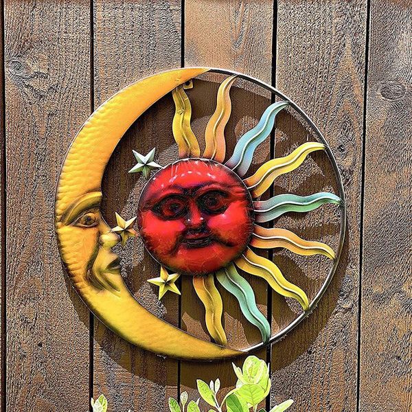 decorative objects & figurines metal wall art decoration creative sun moon star hanging ornaments for home living room garden hk3
decorative objects & figurines metal wall art decoration creative sun moon star hanging ornaments for home living room garden hk3