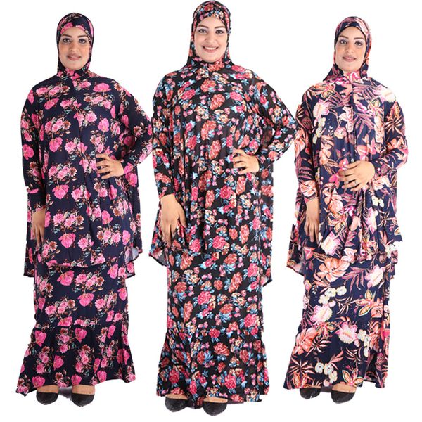 eid muslim 2 piece set women prayer garment turkey ramadan long hijab abaya skirt flower jilbab robes islamic abaya maxi dress, Red
eid muslim 2 piece set women prayer garment turkey ramadan long hijab abaya skirt flower jilbab robes islamic abaya maxi dress, Red