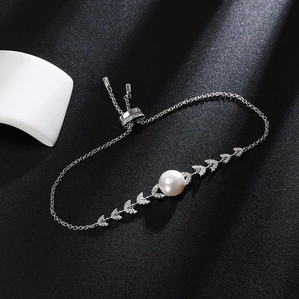 link, chain fashion tree leaf pearl bracelets for women elegant zirconia charm bracelet friends gift pulseras zk30, Black
link, chain fashion tree leaf pearl bracelets for women elegant zirconia charm bracelet friends gift pulseras zk30, Black