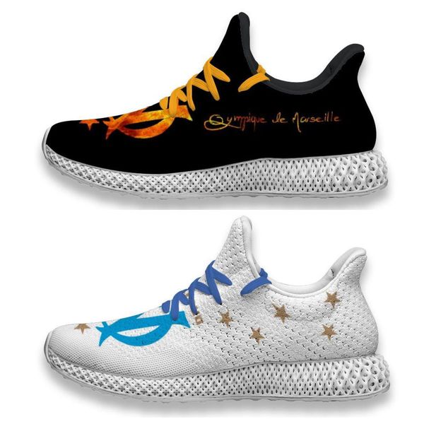 4d running shoes olympique marseille fun printing men's women's classic breathable customized leisure road sports sneaker
4d running shoes olympique marseille fun printing men's women's classic breathable customized leisure road sports sneaker
