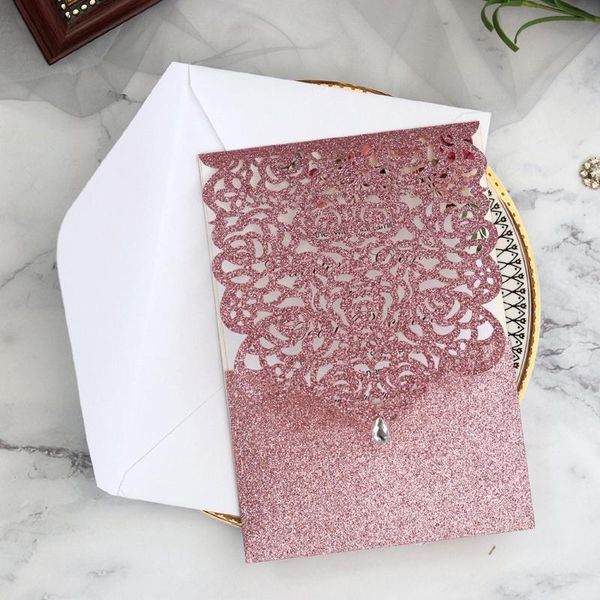greeting cards (10 pieces/lot) luxury glittery pink wedding invitation card with crystal birthday christening quinceanera ic056
greeting cards (10 pieces/lot) luxury glittery pink wedding invitation card with crystal birthday christening quinceanera ic056
