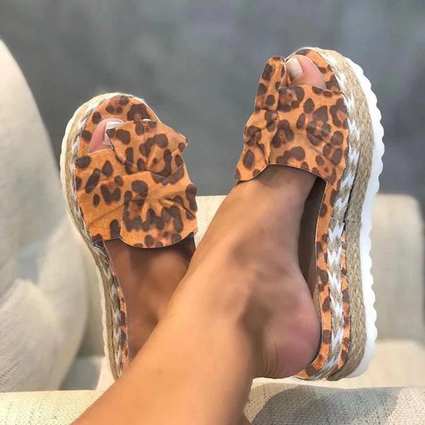 sandals women bow-knot summer leopard lady platform wedges weave heels shoes plus size flip flops breathable slippers a22, Black
sandals women bow-knot summer leopard lady platform wedges weave heels shoes plus size flip flops breathable slippers a22, Black