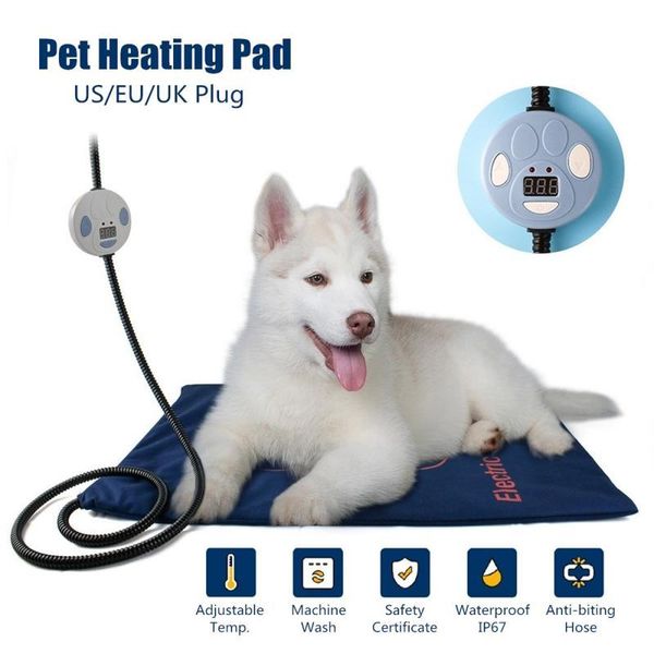us/uk/eu plug pet heat pad electric heated mat blanket for puppy dog cat winter beds small dogs home kennels & pens
us/uk/eu plug pet heat pad electric heated mat blanket for puppy dog cat winter beds small dogs home kennels & pens
