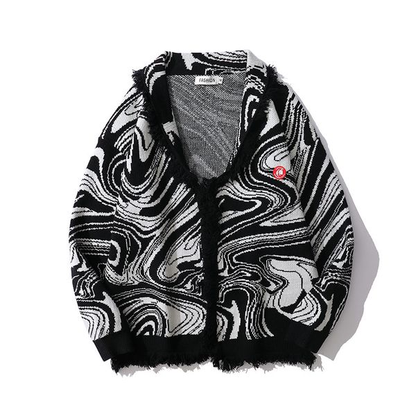men's sweaters autumn v neck color combine cardigan streetwear couple harajuku retro vibe sweaters oversize repair of casual nightgown, White;black
men's sweaters autumn v neck color combine cardigan streetwear couple harajuku retro vibe sweaters oversize repair of casual nightgown, White;black