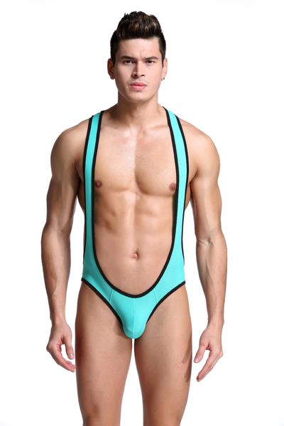 men's modal bodybuilding wrestling singlet bikini jumpsuit suspender bodysuit teddies underwear one-piece bod, Black;white
men's modal bodybuilding wrestling singlet bikini jumpsuit suspender bodysuit teddies underwear one-piece bod, Black;white