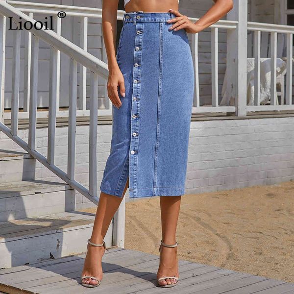 skirt blue denim midi skirt women asymmetric patchwork button up high waisted summer autumn ladies streetwear skinny jean skirts 3s8t, Black
skirt blue denim midi skirt women asymmetric patchwork button up high waisted summer autumn ladies streetwear skinny jean skirts 3s8t, Black