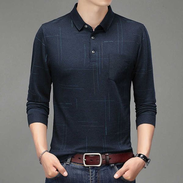 pay attention to spring 2021 short pinstripe men's lapel long sleeve youth casual t-shirt, White;black
pay attention to spring 2021 short pinstripe men's lapel long sleeve youth casual t-shirt, White;black