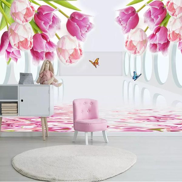 wallpapers modern tulip space reflection circle butterfly po mural wallpaper living room bedroom romantic papel de parede 3d wall cloth
wallpapers modern tulip space reflection circle butterfly po mural wallpaper living room bedroom romantic papel de parede 3d wall cloth