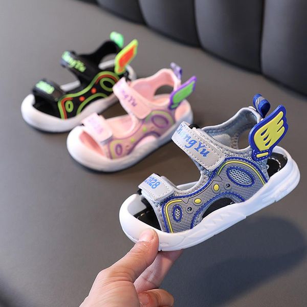summer fashion wing design kids sandals boys girls children soft sole light beach shoes 2-10year, Black;red
summer fashion wing design kids sandals boys girls children soft sole light beach shoes 2-10year, Black;red