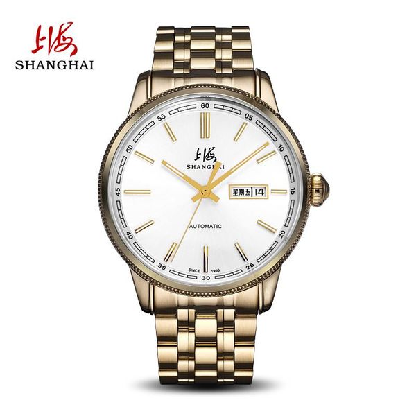 wristwatches shanghai watch men's genuine couple casual simple waterproof golden through hole automatic mechanical sh3019g, Slivery;brown
wristwatches shanghai watch men's genuine couple casual simple waterproof golden through hole automatic mechanical sh3019g, Slivery;brown